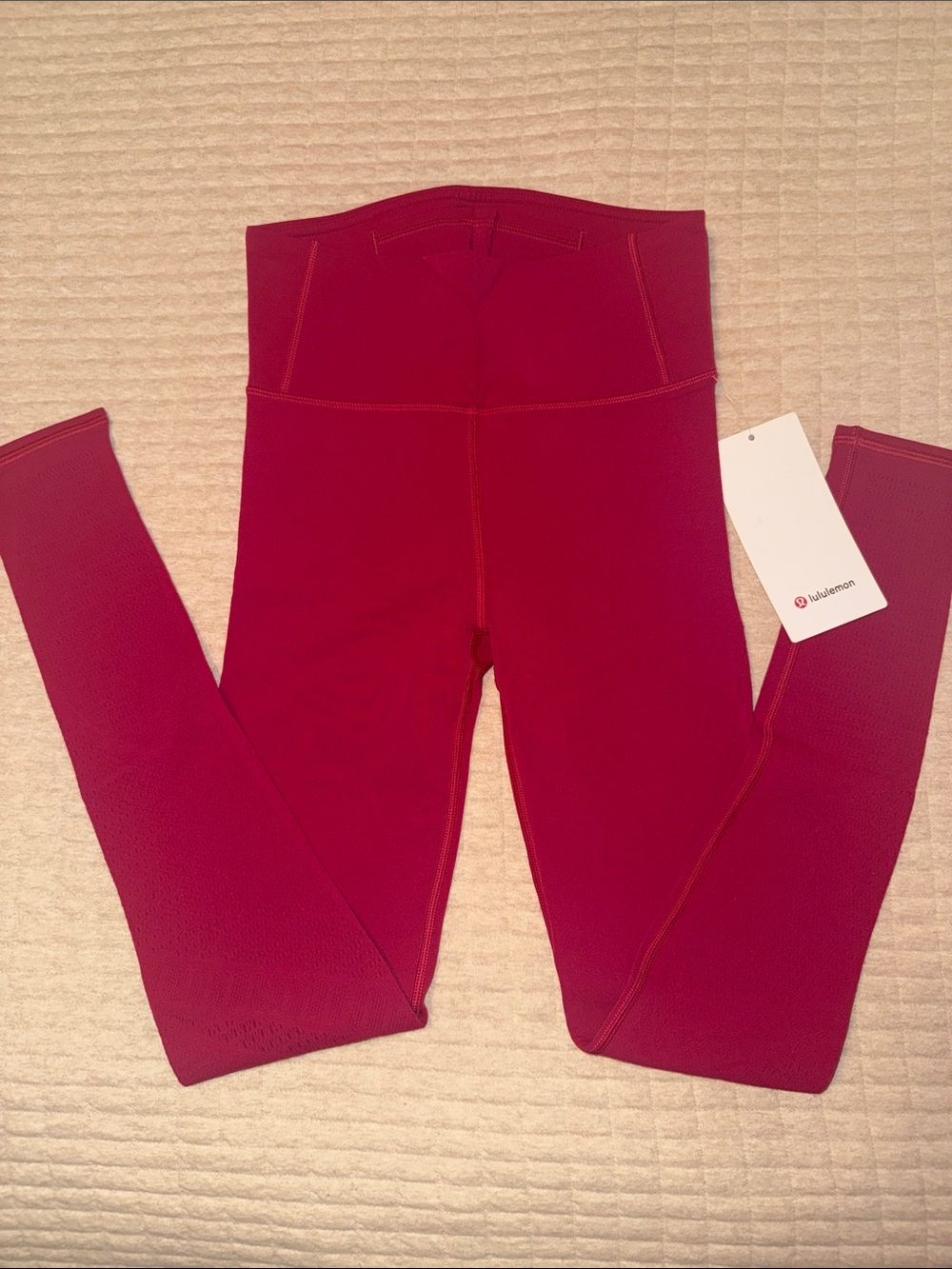 lululemon athletica Revealknit Raspberry Leggings